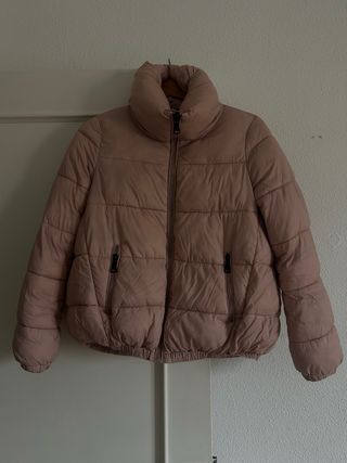 Chaqueta rosa acolchada Mochy Talla M