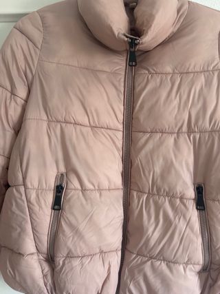 Chaqueta rosa acolchada Mochy Talla M