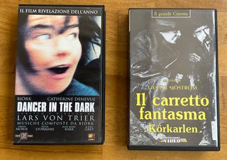 2 VHS Dancer in the Dark & Il Carretto Fantasma