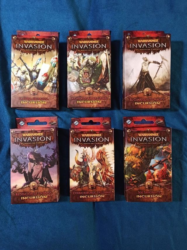 (precintado) Warhammer Invasion + 6 ciclos nuevos