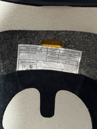 Casco de esquí POC amarillo