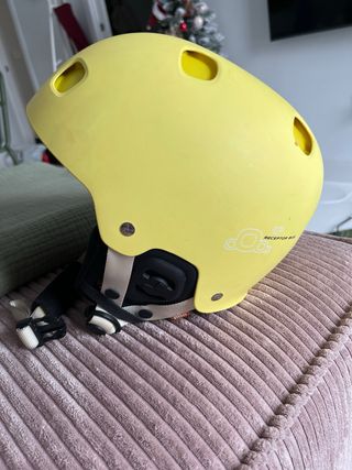 Casco de esquí POC amarillo