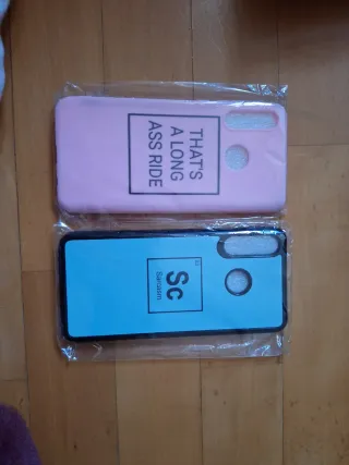 Cover P30 Lite Rosa e Azzurro