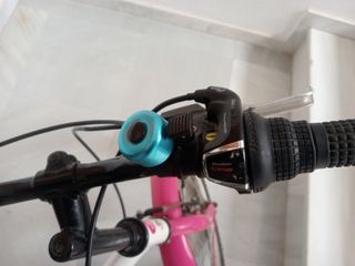 Bicicleta niña 20 rosa y blanca