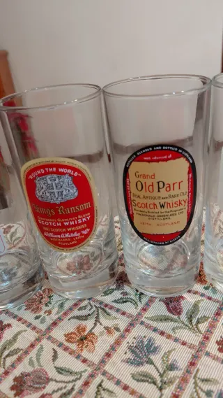 5 Bicchieri da collezione Scotch Whisky