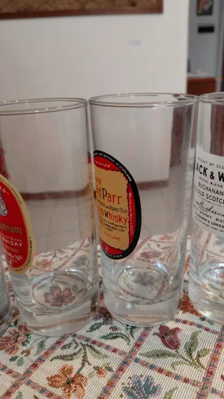 5 Bicchieri da collezione Scotch Whisky
