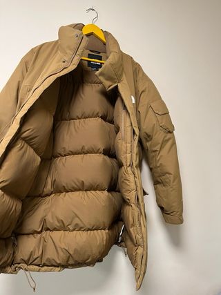 The North Face parka marrón