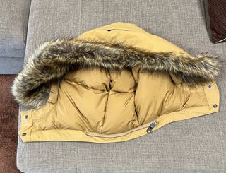 The North Face parka marrón