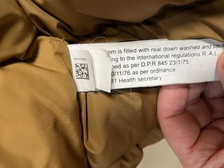 The North Face parka marrón