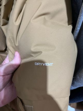 The North Face parka marrón