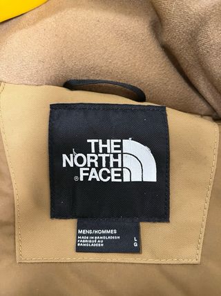 The North Face parka marrón