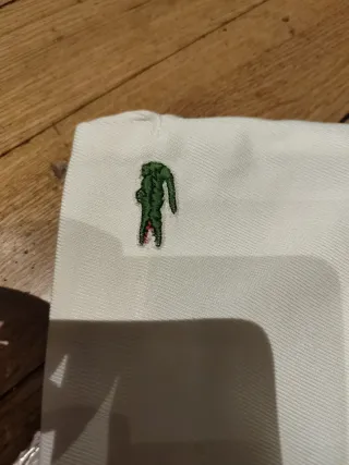 Pantalón Tenis Chemise Lacoste Blanco T44