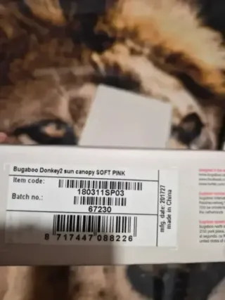 capotas bugaboo Nuevas donkey 2 rosa soft pink135€