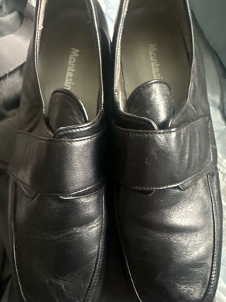 Zapatos Monterosino Negros Cómodos