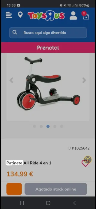 Patinete 4en 1 para niños