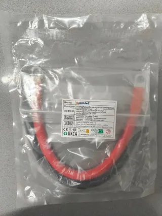 Latiguillo Batería Coche 30cm 25mm²