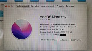 MacBook Air 13” 2015 Plata