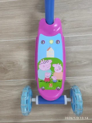 Patinete 3 Ruedas Peppa Pig