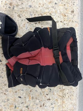 Pantalón Portero Hockey CCM Negro/Rojo