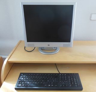 Pantalla HP Plata/Negra