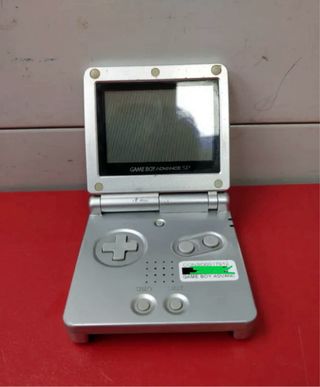 Nintendo Game Boy Advance SP Plata + Cargador