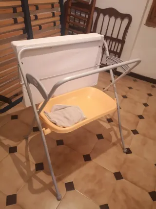 Bañera cambiador bebé plegable