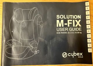 Silla Cybex M-Fix Grupos 2/3