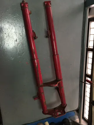 Horquilla Mobylette Roja