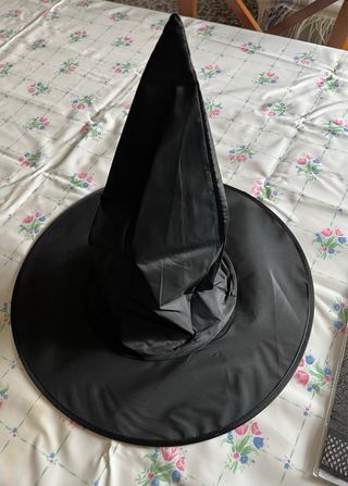 Sombrero y guantes disfraz de bruja