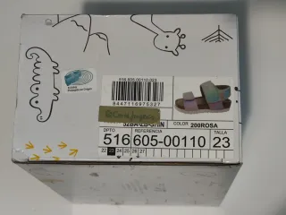 Sandalias niña arcoíris brillantes