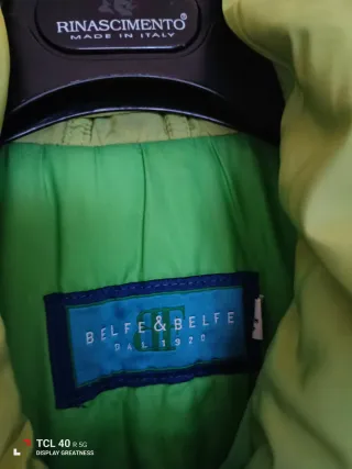 Giacca da sci verde lime