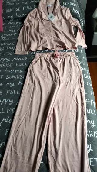 Pijama mujer rosa talla L