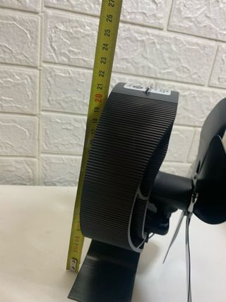 Ventilador Estufa Metal Negro