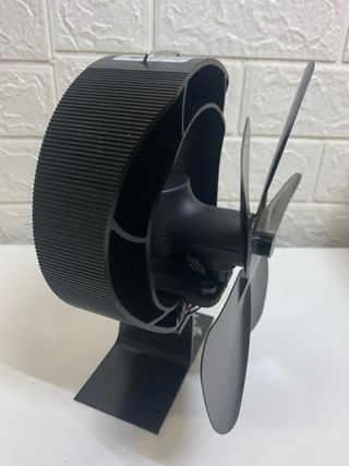 Ventilador Estufa Metal Negro