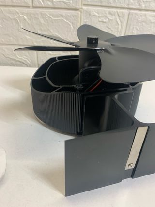 Ventilador Estufa Metal Negro