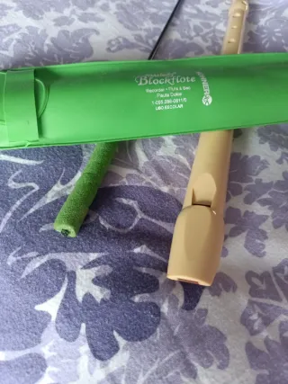 Flauta dulce Hohner Blockflöte beige