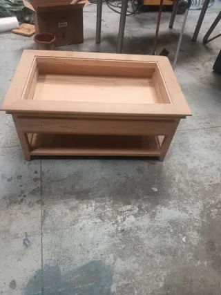 Mesa de centro de pino macizo