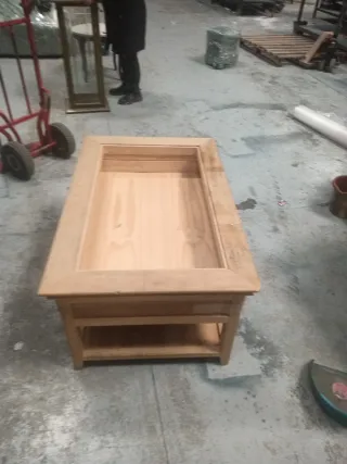 Mesa de centro de pino macizo