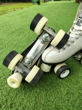 Patines Krf School Blancos talla 37, como nuevos.