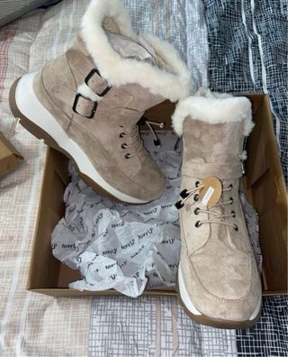 Botas Beige T40 Nuevas