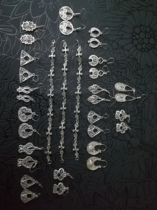 Pendientes Filigrana Plata