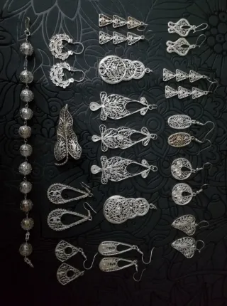 Pendientes Filigrana Plata