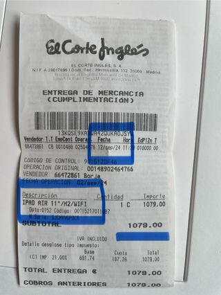 iPad Air 11 M2 512GB Azul