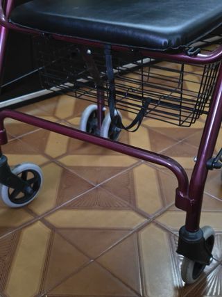 Caminador Plegable con Cesta