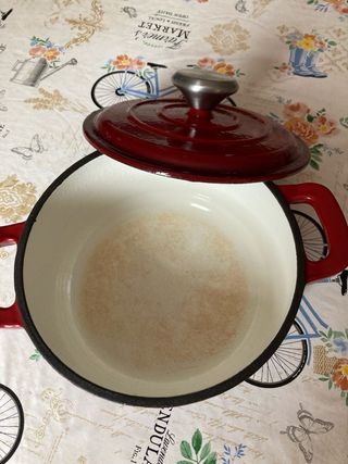 Olla Hierro Fundido Roja