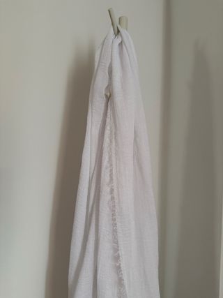 Pañuelo fino mujer blanco