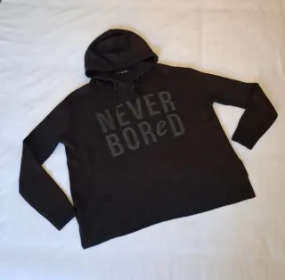 Maglia con cappuccio Never Bored T.U.