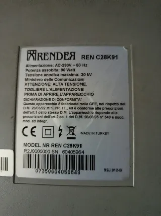 Scheda madre TV CRT Zender