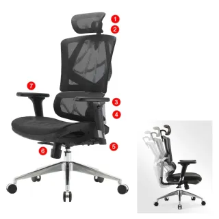 SIHOO Silla de Oficina Ergonómica Negra