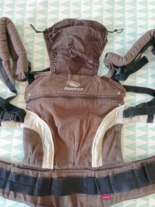 Mochila Portabebés Manduca Marrón
